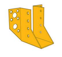 תושבת כנף חיצונית 45X15 צהוב 142X45X85X2  B029