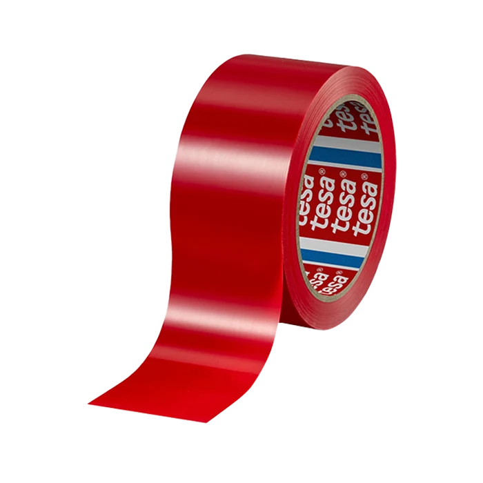 סרט אריזה אדום pvc לקרטונים 4104 Tesa